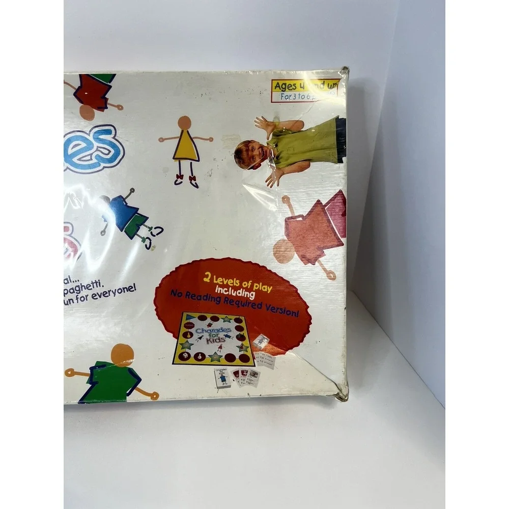 Pressman Charades for Kids Board Game 1999‎ Sealed New 3003 Ages 4+ 3-6 Players